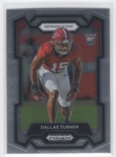 #112 2024 Panini Prizm Draft Picks Base Dallas Turner Rookie Alabama Crimson