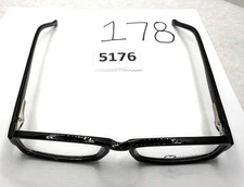 Modern Optical Answer Black Rectangle Eyeglasses Frames 52-15-140