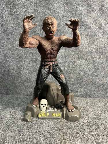 Vintage 1962 Aurora Wolf Man Model Kit Built Up Painted Universal Monster.