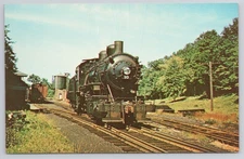 Postcard Morristown & Erie #10 Switches Siding at Whippany Railway Station N.J.