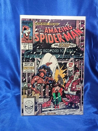 Amazing Spider-Man #314 Marvel Comic Book 1989 Todd McFarlane Santa VF+ 8.5