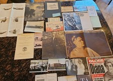 Assorted EPHEMERA, Across The Century, Mason's, Wool Mills, Photos, Diana, Etc..