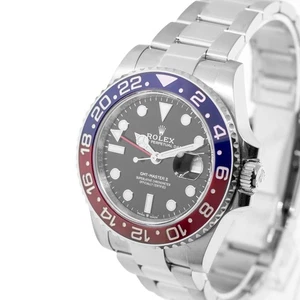 Rolex GMT-Master II 2026 40mm Steel Black Dial & "Pepsi" Red & Blue Bezel 126710