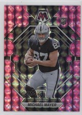 2023 Panini Mosaic Rookies Pink Camo Mosaic Prizm Michael Mayer #349 13hf