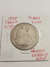 1877 Carson City Seated Liberty Half Dollar Scarce Coin Rare