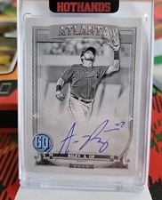 2020 Topps Gypsy Queen Austin Riley Black & White Auto #02/50. GQA-AR
