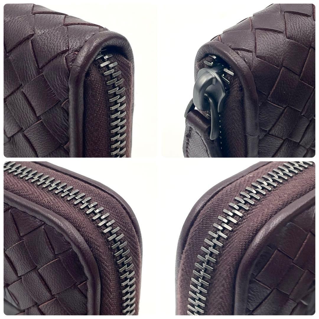 Bottega Veneta Matte Leather Intrecciato Zippy Wallet Bordeaux with Box thumbnail 8