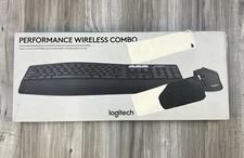 Logitech Performance Wireless Keyboard Mouse Combo Unifying USB K850 M720, New