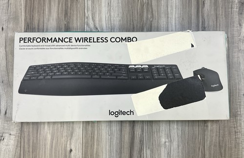 Logitech Performance Wireless Keyboard Mouse Combo Unifying USB K850 M720, New - 第 1/16 張圖片