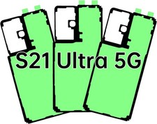 3PCS Back Cover Adhesive Tape for Samsung Galaxy S21 Ultra 5G Battery Door