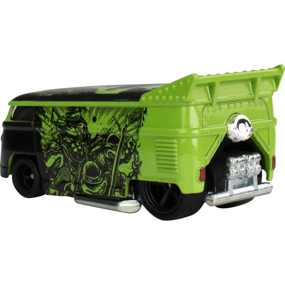 Tartarughe Ninja TMNT Modello VW DRAG BUS 1:64 8cm Hot Wheels HVJ46 - Immagine 4 di 4