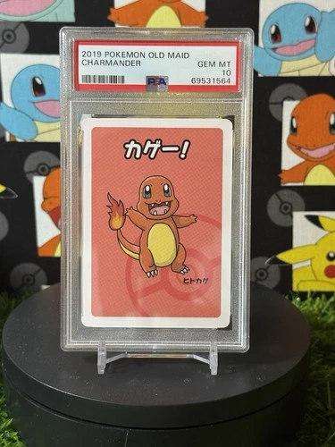2019 POKEMON OLD MAID CHARMANDER PSA 10
