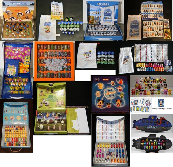 Real, Lidl, Plus, Edeka, Rewe juego completo SELECCIONAR: estuche de colección, bolsa de colección