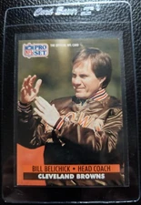 1991 PRO SET #126 BILL BELICHICK ROOKIE CARD RC BROWNS PATRIOTS PACK FRESH MINT