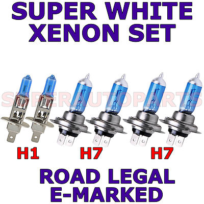 ALFA ROMEO 156 SPORT WAGON 1997-07 SET H7 H1 HALOGEN XENON EFFECT LIGHT BULB