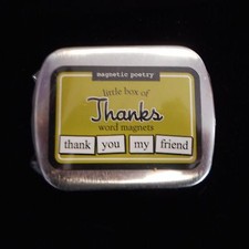 Magnetic Poetry Little Box of THANKS Word Magnets