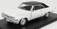 Modellauto Statisch Opel Diplomat V8 Coupe 1965 Weiss Schwarz Massstab 1/24