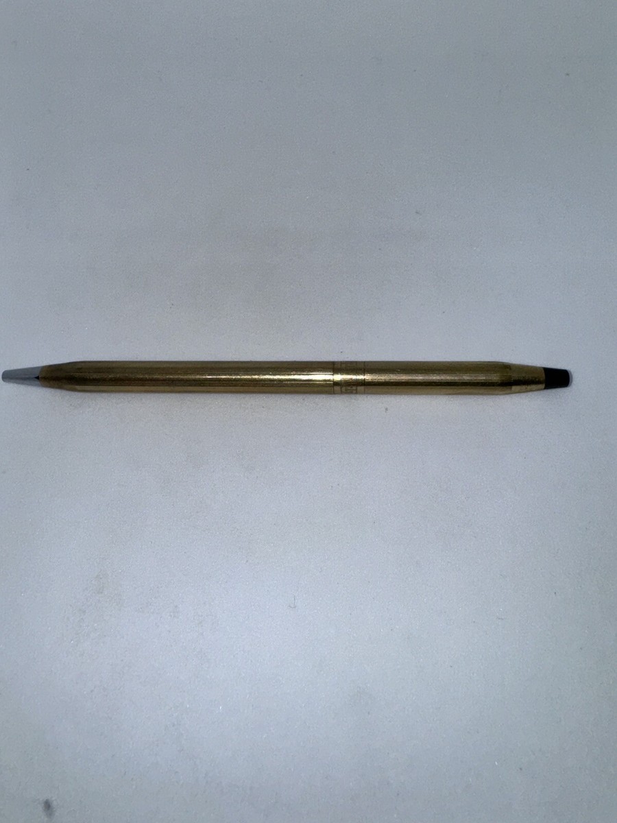 1992 Vintage Cross Pen / 1/20th 10kt Gold filled / Greek key