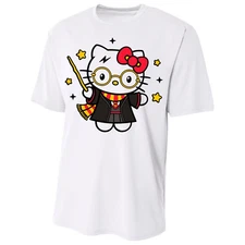 Hello Kitty Harry Potter Gryffindor T-shirt Polyester Unisex Adult Sizes