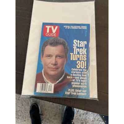 TV Guide August 24-30, 1996 Star Trek Turns 30 #1 of 4 covers William Shatner