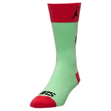 Nike Jordan Brooklyn MARS Crew Socks Green/Red 658504-395 Sz S M L XL
