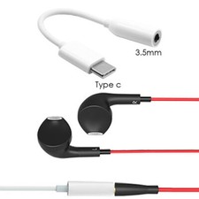 USB 3.1 MASCHIO ADATTATORE CONNETTORE JACK 3.5MM AUDIO CELLULARE CUFFIE TYPE-C