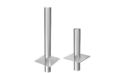 Schornstein Verlängerung Kaminverlängerung einwandig EW 500 / 1000 mm 0,5 / 0,6