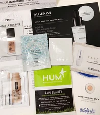 Sephora Deluxe Skincare & Makeup Samples 8pcs, CLINIQUE, ALGENIST, SHU Uemura