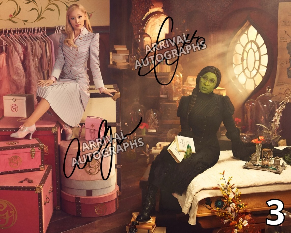 WICKED Ariana/Cynthia Signed Reprint (8x10) *YOU Choose the