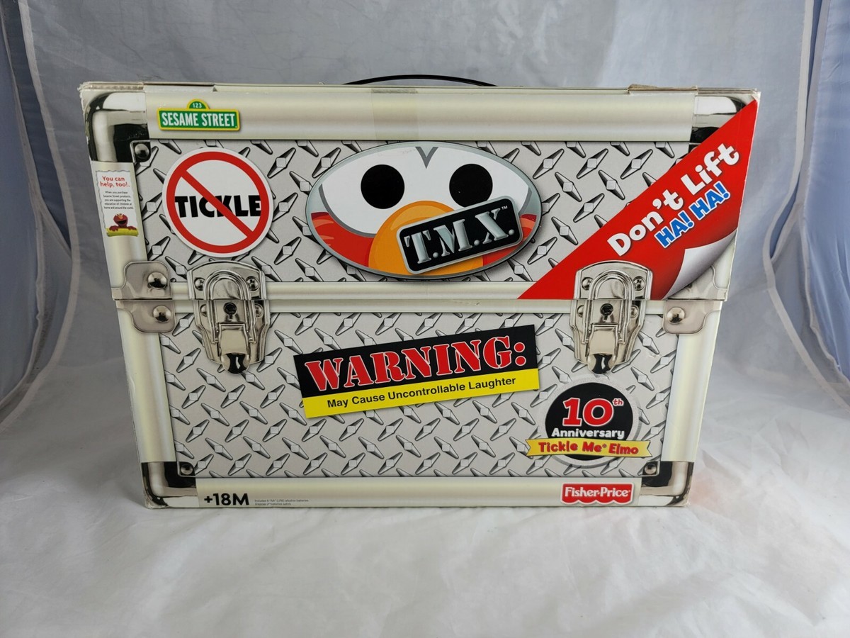 ELMO super 106 ケース付き TMX Tickle Me Elmo Sesame Street 10th Anniversary Box Only Working