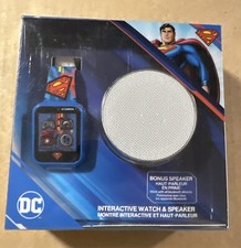 Superman DC Interactive Kid's Watch And Speaker Brand New Factory Sealed