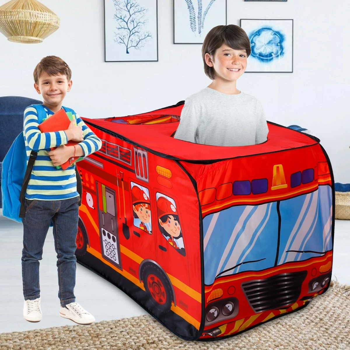 Fire engine outlet playhouse