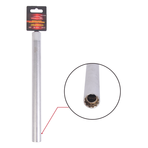 3/8" Dr 14mm 16mm Swivel Spark Plug Socket Magnetic 6/12 Point 250MM Extra Long - Picture 7 of 33