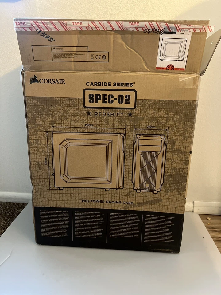 2-CORSAIR Carbide Series SPEC 03 Mid-Tower Case Black Window With 3 RGB Fans - Image 4 of 4