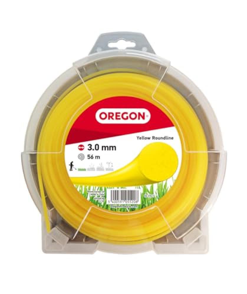 (TG. 3.0 mm) Oregon 69-370-Y Yellow Round Strimmer Line/Wire for Grass Trimmers