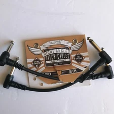Blucoil ~ Right Angle Patch Cables - 2pack / 16cm ~ New