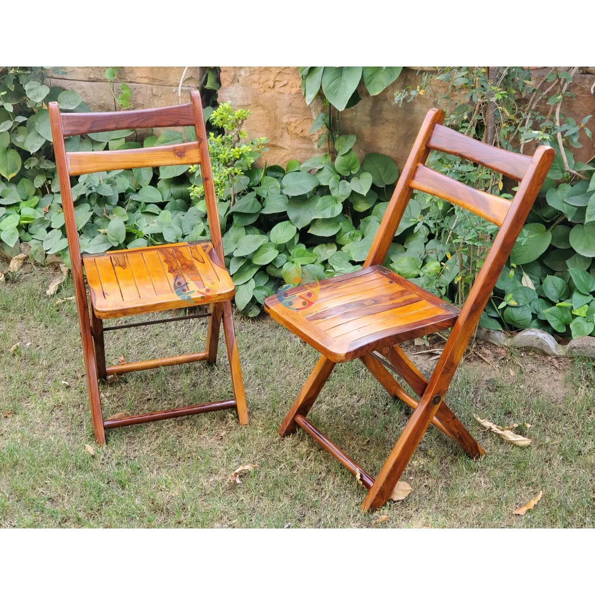Handmade foldable Chair For Home Pure Rosewood Chairs Set 2