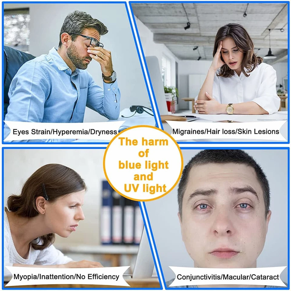 Blue Light Blocking Screen Protector for 23" - 24" Desktop PC Monitor - NEW - Image 4 of 4