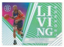 Charles Barkley 2020-21 Panini Illusions Living Legends Emerald #4 Insert Card