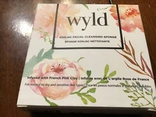 Wyld Skincare Konjac Sponge French Pink Clay New box 