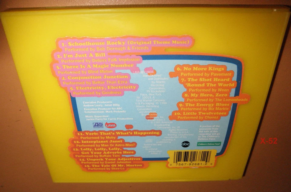Schoolhouse Rock CD Pavement Buffalo Tom Moby Biz Markie Ween Chavez Skee Lo Foto 3 de 3