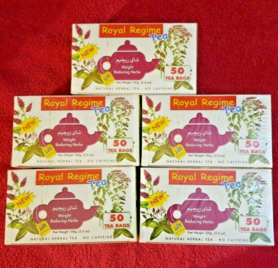 Royal Regime Tea  250 Bags Weight Loss. Diet EXP 8/2027  BOX)