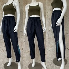 Vintage 90  s Nike Breakaway Full Zip Leg Nylon Athletic Pants Women  s Small