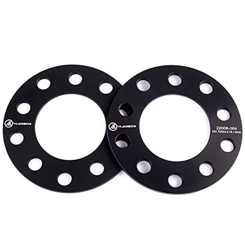 5x5 Jeep JK Wheel Spacers 2 Inch Wrangler from 2007 on 1/2