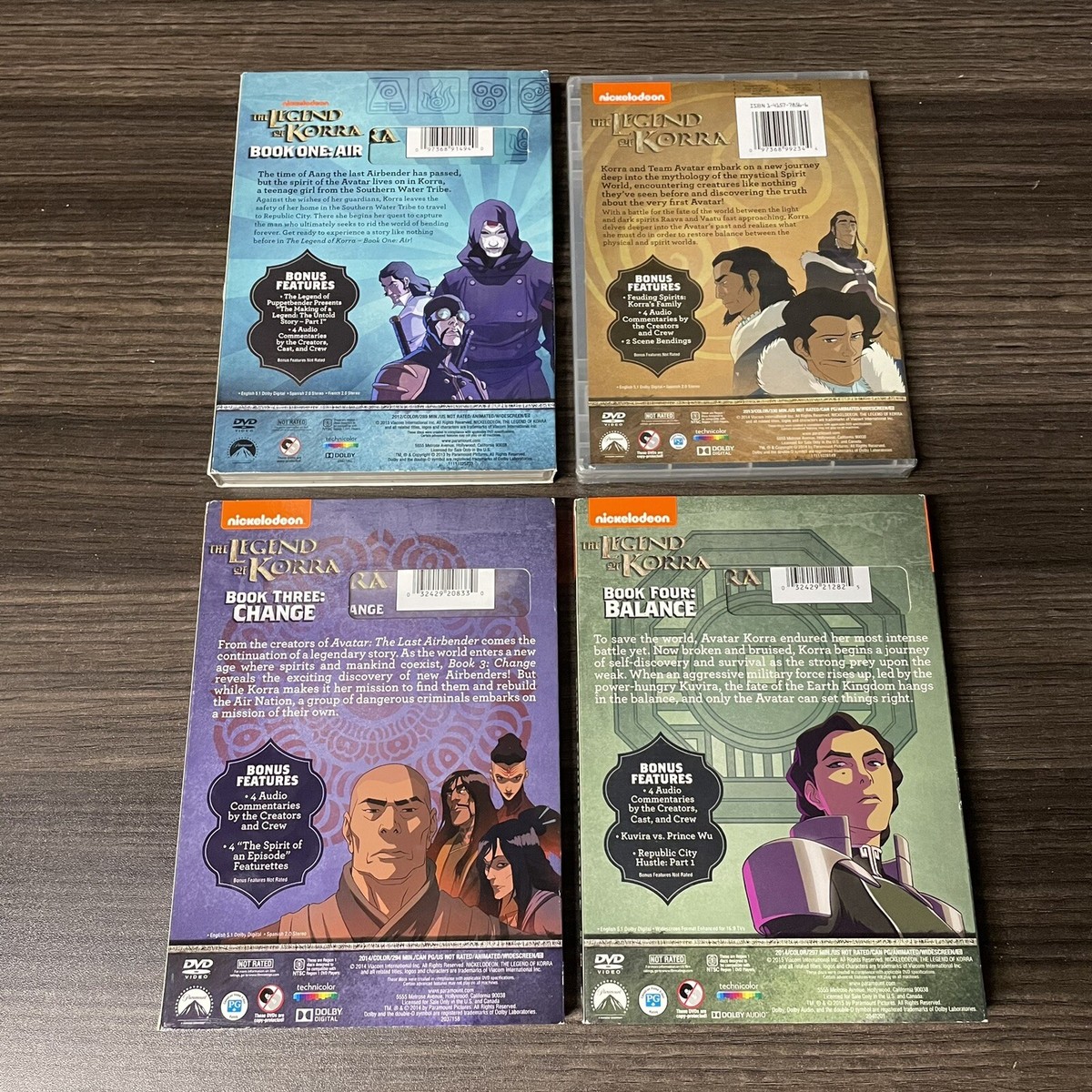 The Legend of Korra: Book One + Two + Three + Four DVD