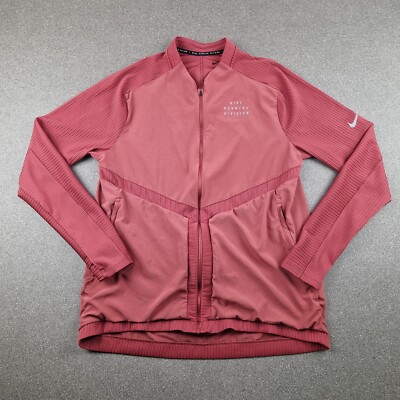 Nike Jacke Herren Large Rot Running Division Element Stretch Training Gym Top