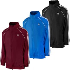 adidas Originals Superstar Windbreaker SST Men's Transitional Jacket Sports  L Black Cw1309 | Achetez sur eBay
