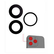 Back Camera Lens Glass Only With Adhesive Compatible For iPhone 15 Pro Max
