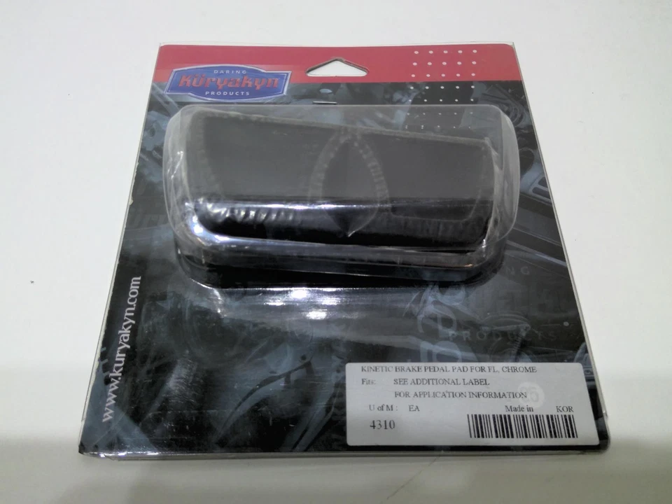 Pastilla de pedal de freno Kuryakyn Kinetic 1980-2021 Harley Touring 4310 Foto 3 de 4