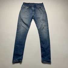 LEVI'S 512 Jeans Mens (32 Inch Waist) (32 Inch Leg) Slim Fit Blue Tapered